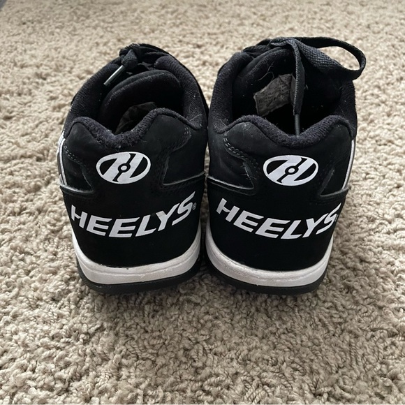 Heelys Propel 2.0 black leather skater shoes wheels size 8 youth (adult 8-9) - Picture 10 of 11